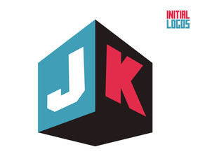 JK Initial Logo for your startup venture