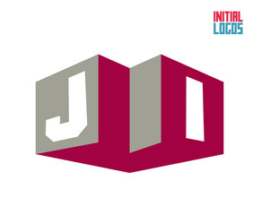JI Initial Logo for your startup venture