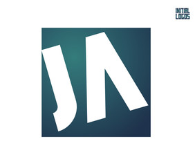 JA Initial Logo for your startup venture