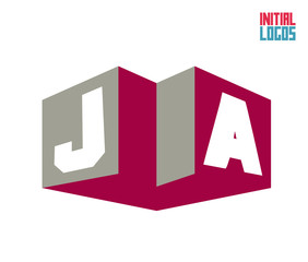 JA Initial Logo for your startup venture