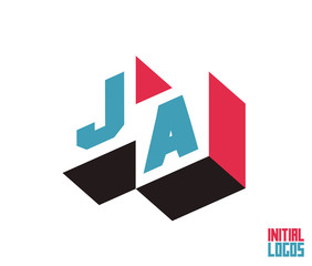JA Initial Logo for your startup venture