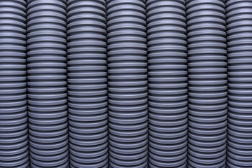 Corrugated pipe for installation of electrical cable