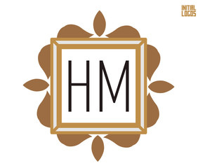 HM Initial Logo for your startup venture