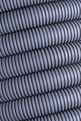 Corrugated pipe for installation of electrical cable