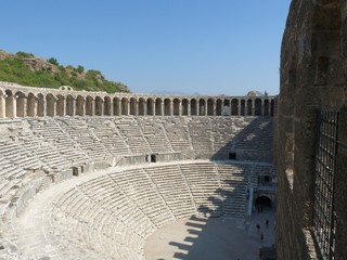 The Aspendos Amphitheatre, Anatolia, Turkey