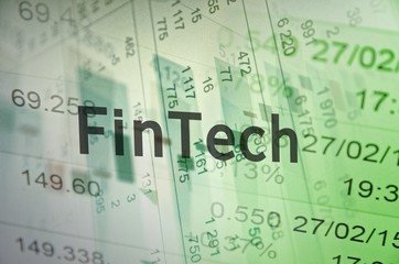 Fototapeta premium FinTech concept.