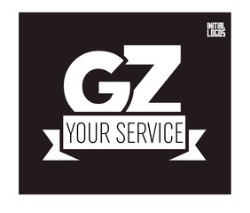 GZ Initial Logo for your startup venture