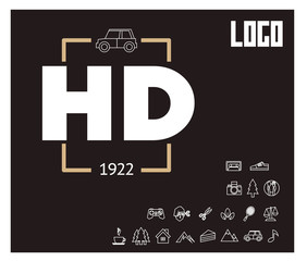 HD Initial Logo for your startup venture