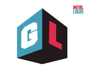 GL Initial Logo for your startup venture