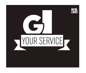 GI Initial Logo for your startup venture
