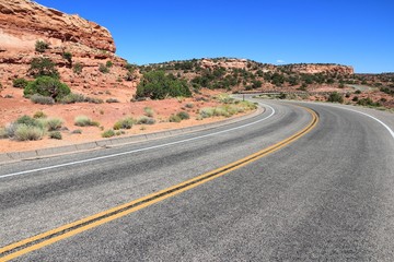 Fototapeta na wymiar Utah road