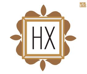 HX Initial Logo for your startup venture