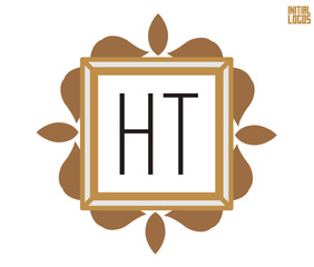 HT Initial Logo for your startup venture
