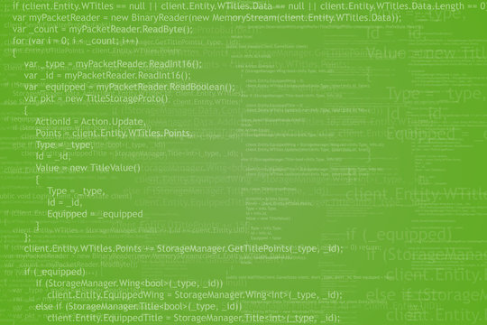 Program code background