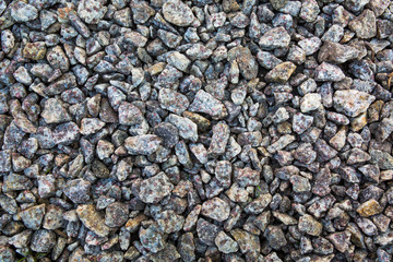 Decorative crushed gravel texture