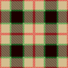Seamless tartan pattern