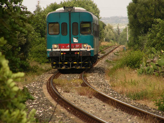 Sicile, l'autorail de Raguse