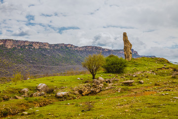 High mountains in Iraqi countryside located in Kurdistan region