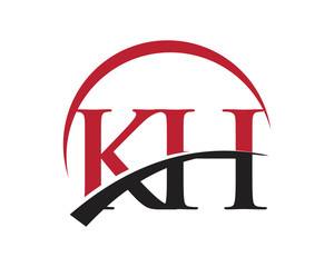 KH red letter logo swoosh