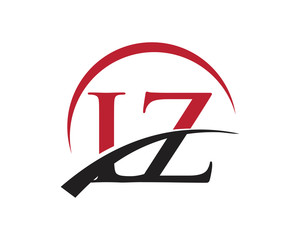 LZ red letter logo swoosh