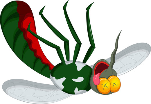 Death mosquito cartoon
