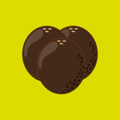 Fruits icon design, vector illustration
