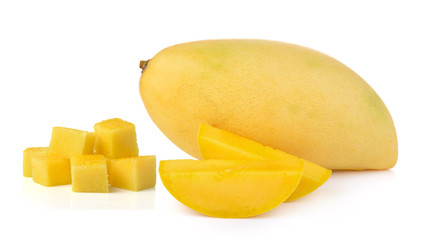 mango on white background