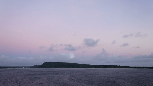 Sunset at Port Vila harbour, Vanuatu