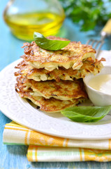 Cabbage fritters.