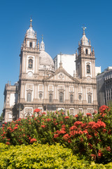 Fototapeta na wymiar Candelaria Church (Igreja de Nossa Senhora da Candelaria) in Rio de Janeiro