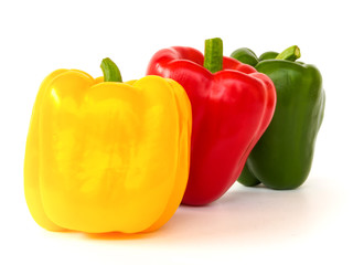 Sweet bell pepper isolated