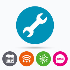 Repair tool sign icon. Service symbol.
