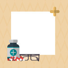 Medical care icon design