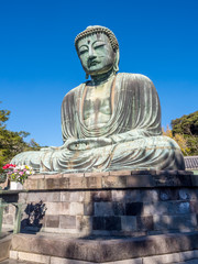 Great Buddha statue Daibutsu at Kamakura