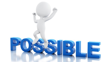 3D White people possible