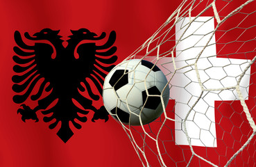 Soccer Euro 2016 ( Football )  Albanai  and Switzerland