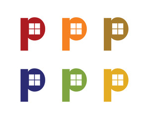 House P Letter Logo