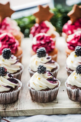 berry cupcakes