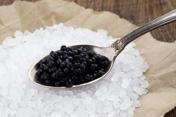 Fototapeta na wymiar the black caviar