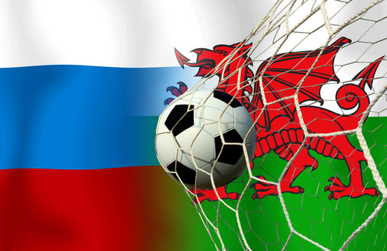 Soccer Euro 2016 ( Football )  Russia  and Welsh