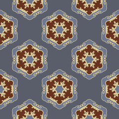 Ethnic seamless ornamental pattern