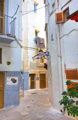 Alleyway. Monopoli. Puglia. Italy.