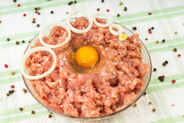 Fresh minced meat,semi-finished products