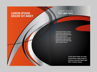 Fototapeta premium Brochure design template 