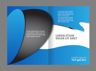 Brochure template vector
