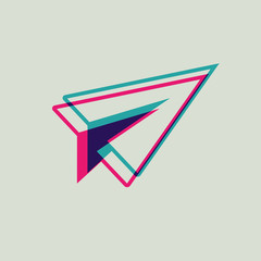 icon paper plane
