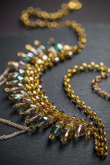 Metal feminine necklace