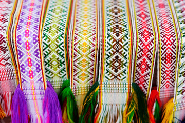 Details of a traditional Lithuanian weave