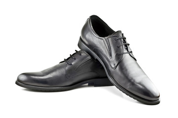 classic men's shoes isolated on white background
