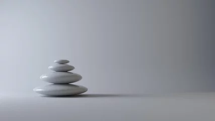 Deurstickers Zen stenen © juanjo